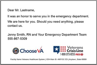 Adapting Caring Contacts for Veterans in a Department of Veterans Affairs Emergency Department: Results From a Type 2 Hybrid Effectiveness-Implementation Pilot Study